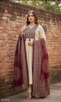 FANCY COTTON PRINT WORK TOP BOTTOM WITH DUPATTA FESTIVE WEAR WHOLESALE PRICE ETHNIC GARMENT (2)