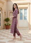 FANCY COTTON PRINTED WORK TOP PENT SET DAILY WEAR WHOLESALE PRICE ETHNIC GARMENT (1)
