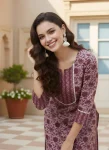 FANCY COTTON PRINTED WORK TOP PENT SET DAILY WEAR WHOLESALE PRICE ETHNIC GARMENT (1)