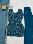 FANCY CRUNCHY SILK EMBROIDERY SEQUENCE AND JARI WORK TOP PALAZZO WITH DUPATTA FESTIVE WEAR WHOLESALE PRICE ETHNIC GARMENT (3)