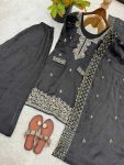 FANCY GMY SILK EMBROIDERY BEADS WORK TOP PALAZZO WITH DUPATTA FESTIVE WEAR WHOLESALE PRICE ETHNIC GARMENT (16)