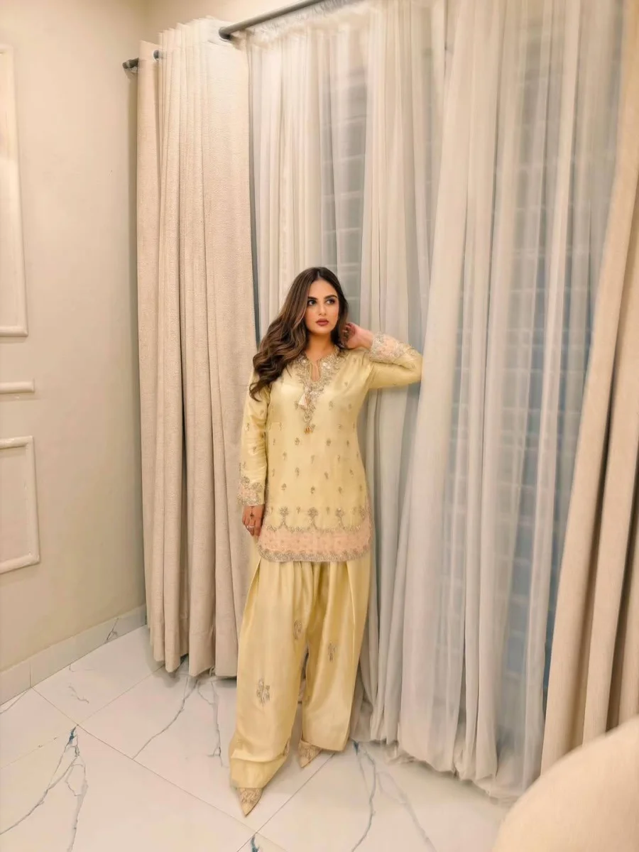 FANCY JAPAN SATIN SILK EMBROIDERY 3 MM SEQUENCE WORK TOP PATIYALA WITH DUPATTA FESTIVE WEAR WHOLESALE PRICE ETHNIC GARMENT (12)