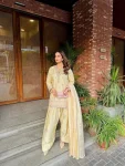 FANCY JAPAN SATIN SILK EMBROIDERY 3 MM SEQUENCE WORK TOP PATIYALA WITH DUPATTA FESTIVE WEAR WHOLESALE PRICE ETHNIC GARMENT (9)