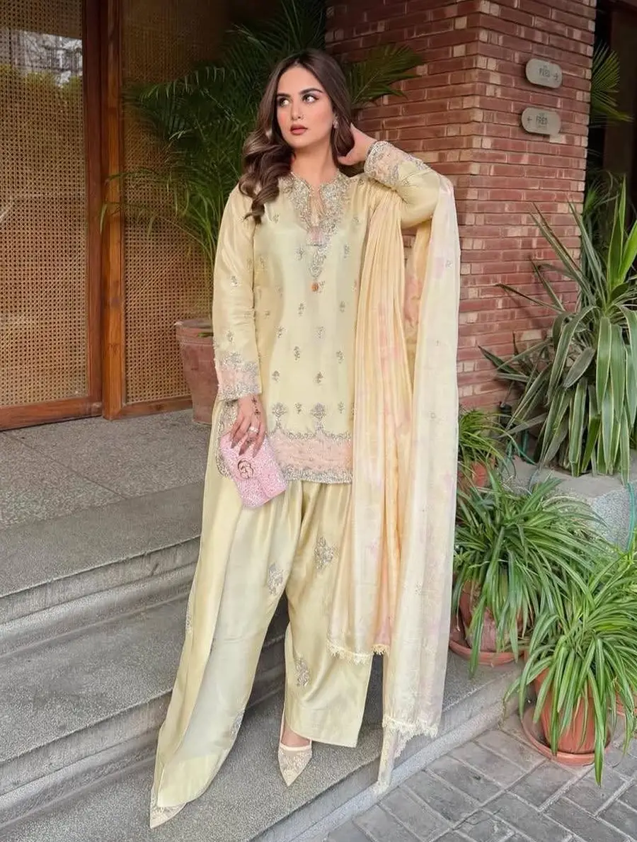FANCY JAPAN SATIN SILK EMBROIDERY 3 MM SEQUENCE WORK TOP PATIYALA WITH DUPATTA FESTIVE WEAR WHOLESALE PRICE ETHNIC GARMENT (9)