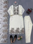 FANCY JMC SILK THREAD WITH FANCY LACE WORK TOP BOTTOM WITH DUPATTA FESTIVE WEAR WHOLESALE PRICE ETHNIC GARMENT (2)