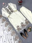 FANCY JMC SILK THREAD WITH FANCY LACE WORK TOP BOTTOM WITH DUPATTA FESTIVE WEAR WHOLESALE PRICE ETHNIC GARMENT (2)