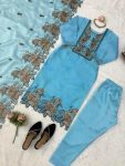 FANCY JMC SILK THREAD WITH FANCY LACE WORK TOP BOTTOM WITH DUPATTA FESTVE WEAR WHOLESALE PRICE ETHNIC GARMENT (10)