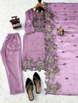 FANCY JMC SILK THREAD WITH FANCY LACE WORK TOP BOTTOM WITH DUPATTA FESTVE WEAR WHOLESALE PRICE ETHNIC GARMENT (1)