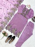 FANCY JMC SILK THREAD WITH FANCY LACE WORK TOP BOTTOM WITH DUPATTA FESTVE WEAR WHOLESALE PRICE ETHNIC GARMENT (1)