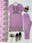 FANCY JMC SILK THREAD WITH FANCY LACE WORK TOP BOTTOM WITH DUPATTA FESTVE WEAR WHOLESALE PRICE ETHNIC GARMENT (1)