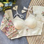 FANCY KHADI COTTON EMBROIDERED WORK STITCHED BLOUSE FESTIVE WEAR WHOLESALE PRICE ETHNIC GARMENT (8)