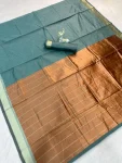 FANCY LINEN COTTON WEAVING WORK SAREE WITH UNSTITCHED WHOLESALE PRICE ETHNIC GARMENT (5)