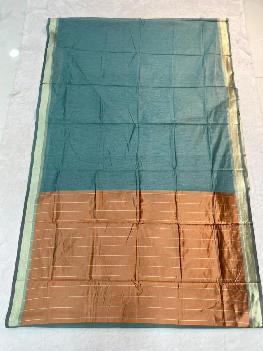 FANCY LINEN COTTON WEAVING WORK SAREE WITH UNSTITCHED WHOLESALE PRICE ETHNIC GARMENT (7)