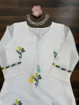 FANCY MUL CHANDERI THREAD WORK TOP PATIYALA WITH DUPATTA FESTIVE WEAR WHOLESALE PRICE ETHNIC GARMENT (1)
