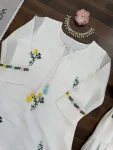 FANCY MUL CHANDERI THREAD WORK TOP PATIYALA WITH DUPATTA FESTIVE WEAR WHOLESALE PRICE ETHNIC GARMENT (1)
