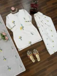 FANCY MUL CHANDERI THREAD WORK TOP PATIYALA WITH DUPATTA FESTIVE WEAR WHOLESALE PRICE ETHNIC GARMENT (1)