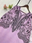 FANCY MUL COTTON SEQUENCE EMBROIDERY WORK TOP PALAZZO WITH DUPATTA FESTIVE WEAR WHOLESALE PRICE ETHNIC GARMENT (1)