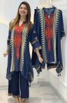 FANCY MUSLIN COTTON PRINT AND HAND DIAMOND WORK CO-ORD SET DAILY WEAR WHOLESALE PRICE ETHNIC GARMENT (4)