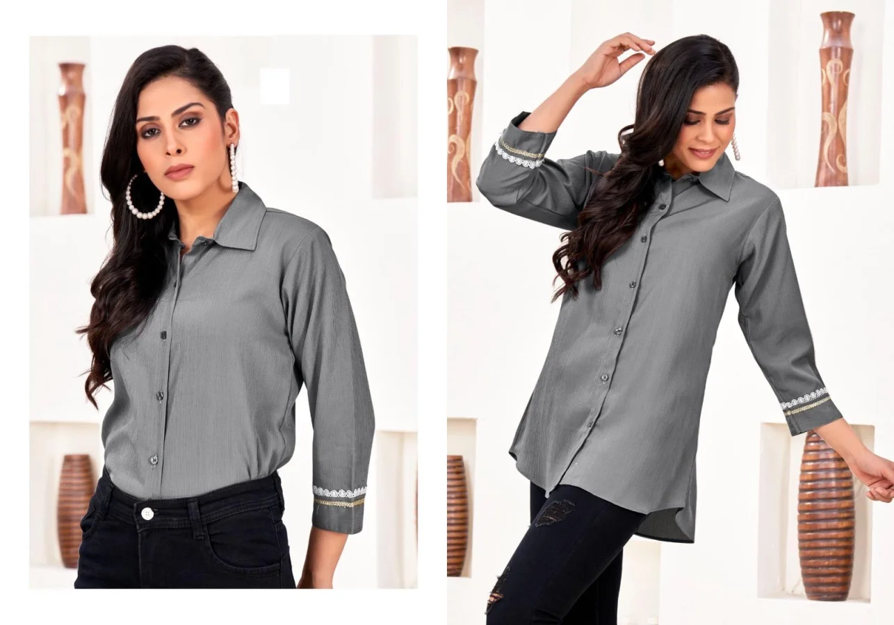 FANCY RINKAL COTTON PLAIN WOMENS SHIRT ONLY DAILY WEAR WHOLESALE PRICE ETHNIC GARMENT (7)
