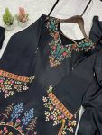 FANCY ROMAN PRINTED WORK TOP PATIYALA WITH DUPATTA FESTIVE WEAR WHOLESALE PRICE ETHNIC GARMENT (3)