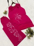 FANCY ROMAN SILK EMBROIDERY WORK CO-ORD SET DAILY WEAR WHOLESALE PRICE ETHNIC GARMENT (2)