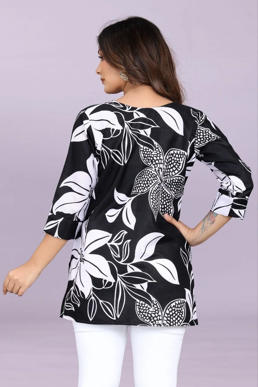 FANCY SLUB COTTON DIGITAL PRINT WORK ONLY TOP DAILY WEAR WHOLESALE PRICE ETHNIC GARMENT (14)