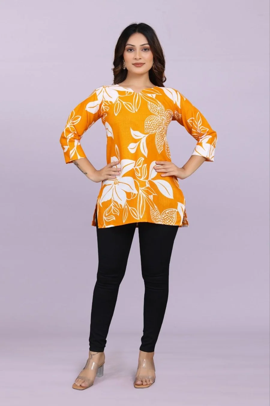 FANCY SLUB COTTON DIGITAL PRINT WORK ONLY TOP DAILY WEAR WHOLESALE PRICE ETHNIC GARMENT (19)