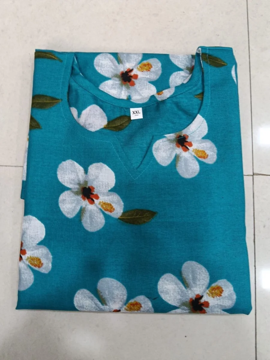 FANCY SLUB COTTON DIGITAL PRINT WORK ONLY TOP DAILY WEAR WHOLESALE PRICE ETHNIC GARMENT (8)