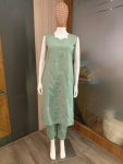 FANCY TESLA EMBROIDERY WORK TOP BOTTOM WITH DUPATTA FESTIVE WEAR WHOLESALE PRICE ETHNIC GARMENT (6)