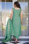 FANCY TESLA EMBROIDERY WORK TOP BOTTOM WITH DUPATTA FESTIVE WEAR WHOLESALE PRICE ETHNIC GARMENT (6)