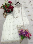LATEST CRUNCHY SILK THREAD WITH SEQUENCE WORK TOP PALAZZO WITH DUPATTA FESTIVE WEAR WHOLESALE PRICE ETHNIC GARMENT (2)