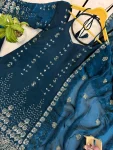 LATEST FENDY SATIN EMBROIDERY BEADS WORK WITH FANCY LACE WORK TOP PALAZZO WITH DUPATTA FESTIVE WEAR WHOLESALE PRICE ETHNIC GARMENT (2)
