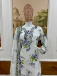 LATEST GEORGETTE PRINTED WITH EMBROIDERY NECK WORK WITH FANCY LACE & DORI WORK TOP PALAZZO WITH DUPATTA FESTVE WEAR WHOLESALE PRICE ETHNIC GARMENT (9)