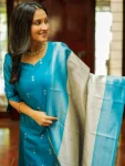 LATEST JACQUARD WEAVING WORK TOP BOTTOM WITH DUPATTA FESTIVE WEAR WHOLESALE PRICE ETHNIC GARMENT (2)