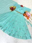 LATEST KOTA CHECKS FLORAL EMBROIDERY WORK LEHENGA CHOLI WITH DUPATTA FESTIVE WEAR WHOLESALE PRICE ETHNIC GARMENT (4)