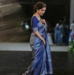 LATEST LICHI SILK JACQUARD WORK SAREE WITH UNSTITCHED BLOUSE FESTIVE WEAR WHOLESALE PRICE ETHNIC GARMENT (2)
