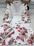 LATEST LINEN COTTON EMBROIDERY SEQUENCE NECK WORK CO-ORD SET DAILY WEAR WHOLESALE PRICE ETHNIC GARMENT (2)