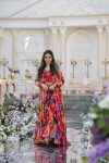 MODERN CHIFFON DIGITAL PRINT WORK SHRUG BLOUSE WITH PALAZZO PARTY WEAR WHOLESALE PRICE ETHNIC GARMENT (7)