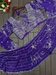 MODERN CHINON EMBROIDERY WORK WITH FANCY LATKAN WORK LEHENGA CHOLI WITH DUPATTA PARTY WEAR WHOLESALE PRICE ETHNICC GARMENT (2)