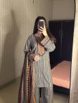 MODERN CHINON SILK DIGITAL PRINT WORK TOP BOTTOM WITH DUPATTA FESTIVE WEAR WHOLESALE PRICE ETHNIC GARMENT (5)