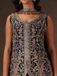 MODERN CHINON SILK SEQUENCE CODING EMBROIDERY WORK TOP PALAZZO WITH DUPATTA PARTY WEAR WHOLESALE PRICE ETHNIC GARMENT (10)
