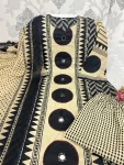 MODERN COTTON AJRAKH MOTIFS PRINT WITH MIRROR AND KANTHA WORK TOP BOTTOM WITH DUPATTA DAILY WEAR WHOLESALE PRICE ETHNIC GARMENT (3)