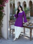 MODERN COTTON BANDHEJ PRINT WORK TOP PATIYALA SET DAILY WEAR WHOLESALE PRICE ETHNIC GARMENT (15)