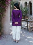 MODERN COTTON BANDHEJ PRINT WORK TOP PATIYALA SET DAILY WEAR WHOLESALE PRICE ETHNIC GARMENT (15)