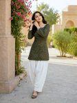MODERN COTTON BANDHEJ PRINT WORK TOP PATIYALA SET DAILY WEAR WHOLESALE PRICE ETHNIC GARMENT (10)