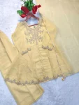 MODERN CRUNCHY SILK EMBROIDERY WORK TOP PALAZZO WITH DUPATTA FESTIVE WEAR WHOLESALE PRICE ETHNIC GARMENT (3)