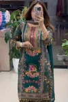 MODERN GEORGETTE DIGITAL PRINT & REAL MIRROR WORK TOP PALAZZO WITH DUPATTA FESTIVE WEAR WHOLESALE PRICE ETHNIC GARMENT (3)