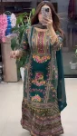 MODERN GEORGETTE DIGITAL PRINT & REAL MIRROR WORK TOP PALAZZO WITH DUPATTA FESTIVE WEAR WHOLESALE PRICE ETHNIC GARMENT (3)