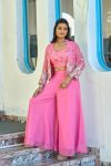 MODERN GEORGETTE FORAL EMBROIDERY WITH SEQUENCE WORK KOTI BLOUSE AND PALAZZO PARTY WEAR WHOLESALE PRICE ETHNIC GARMENT (2)