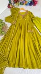 MODERN GEORGETTE HANDWORK GOWN BOTTOM WITH DUPATTA FESTIVE WEAR WHOLESALE PRICE ETHNIC GARMENT (3)